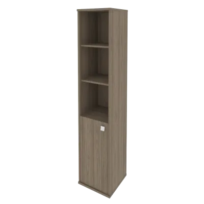 Шкаф высокий узкий левый/правый (1 низкая дверь ЛДСП) Л.СУ-1.1 Л/Пр