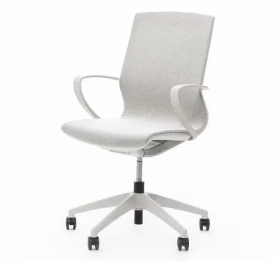 MARICS W КРЕСЛО СВ.СЕРАЯ СЕТКА СВ.СЕР/БЕЛЫЙ MARICS white / light grey