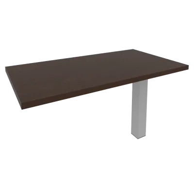 Брифинг-приставка для прямоугольного стола (опора LT-710 в комплекте) KB-5