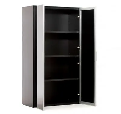GALA ШКАФ ДЛЯ БУМАГ, 2 ДВЕРИ ЧЕРНЫЙ 132H053+132H020
