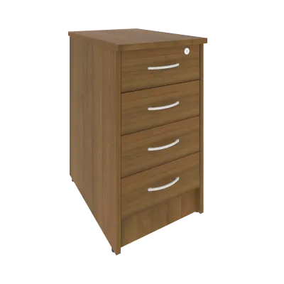 Тумба приставная (4 ящика фолдинг, с замком) А.ТП-4.1F