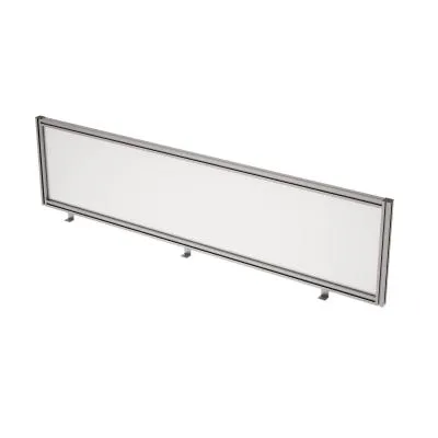 Барьер фронтальный, матовое стекло в алюминевом профиле 9БС.0408.8