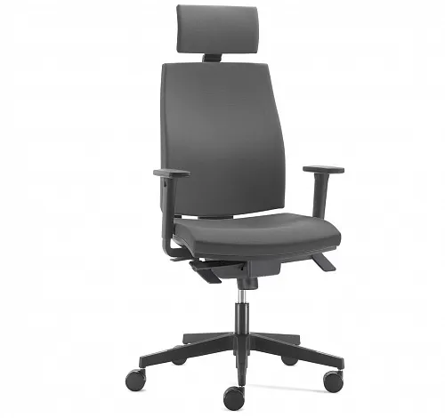 JOB Кресло перм, 2D, черн,подг JOB 215 2D black MH headrest