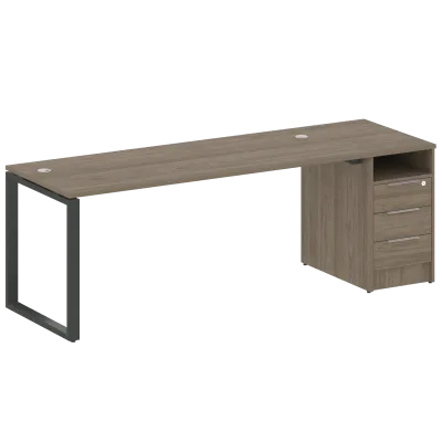 Рабочая станция на О-образном м/к с опорной тумбой БО.РС-СТП -1.5