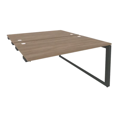 Стол-приставка двойной на О-образном м/к к опорым элем. O.MО-D.SPR-3.8