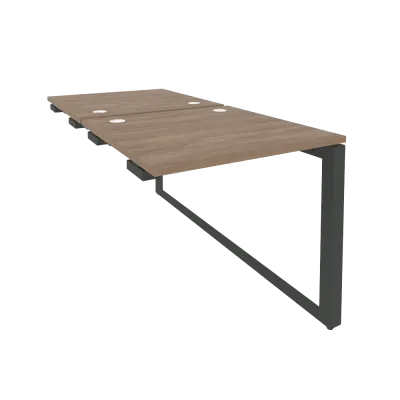 Стол-приставка двойной на О-образном м/к к опорым элем. O.MО-D.SPR-0.8