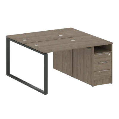 Рабочая станция на О-образном м/к с опорной тумбой БО.РС-СТП-2.1