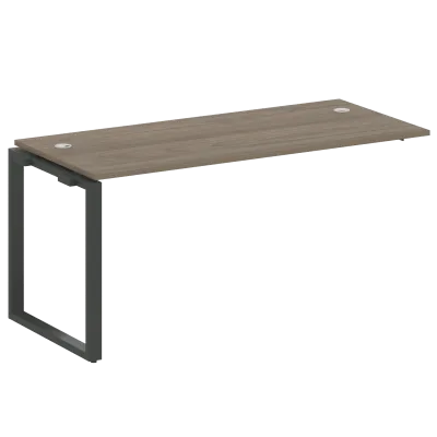 Проходной наборный элемент рабочей станции на О-образном м/к (проходная опора Б.ОСП-72, столешница, БО.ПРС-СП-1.4