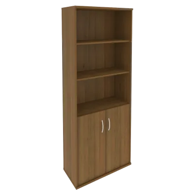 Шкаф высокий широкий (2 низкие двери ЛДСП) А.СТ-1.1