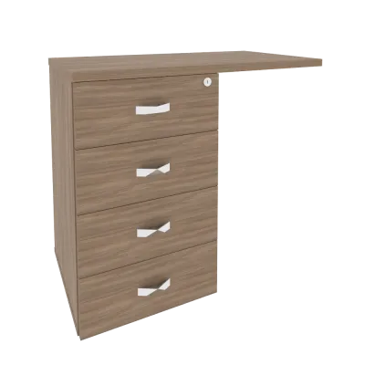 Тумба приставная (универсальная л/пр) O.TPU-4